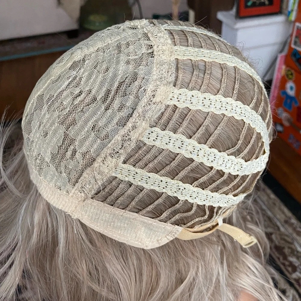 CLEARANCE born blonde short bob wig w bangs